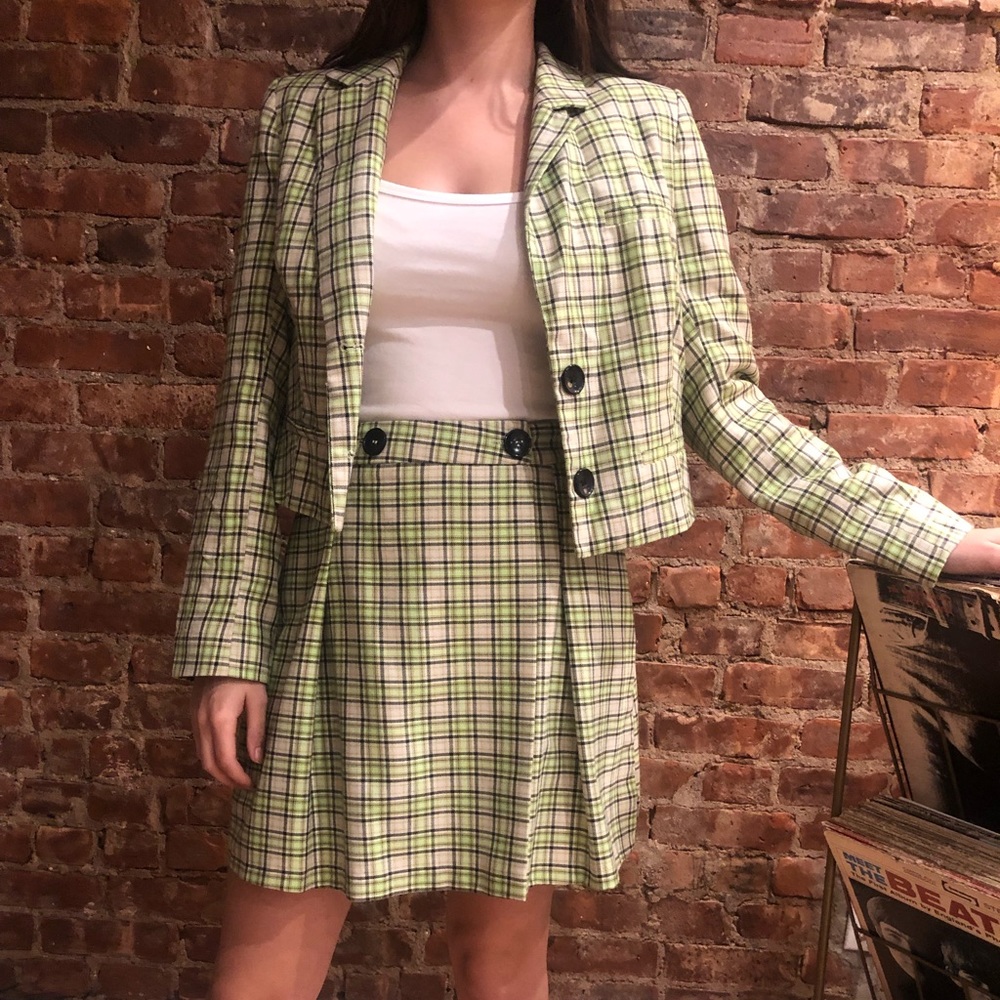 Clueless Blazer and Skirt Set